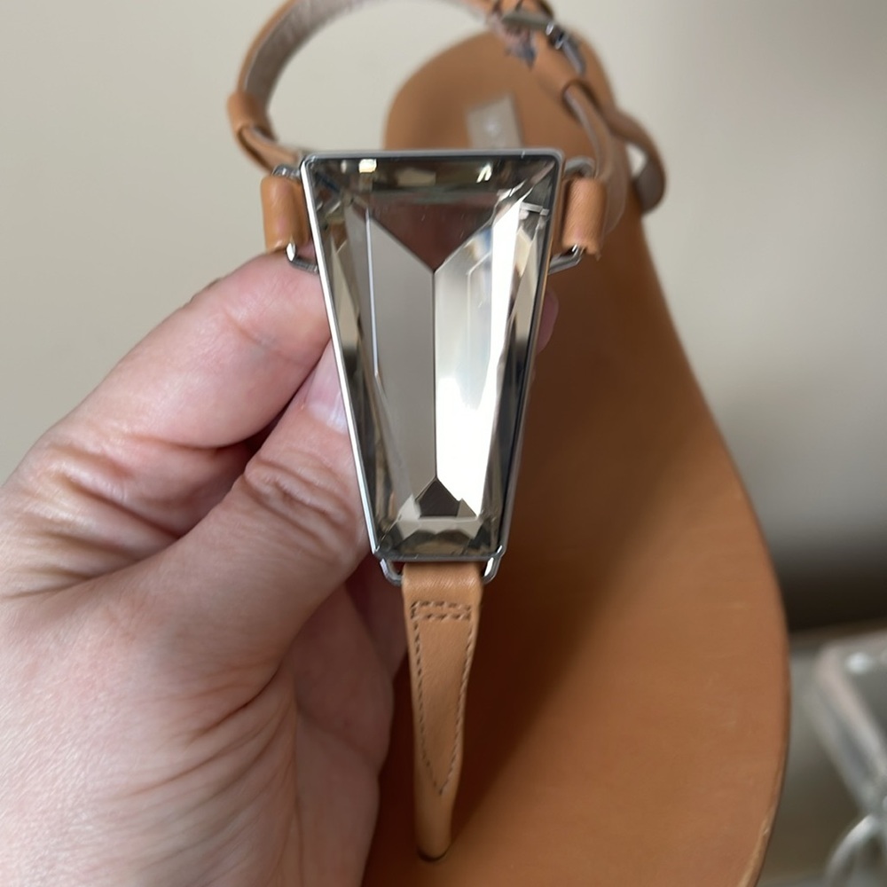 MICHAEL KORS COLLECTION Hanne Leather Sandals - Picture 3 of 9